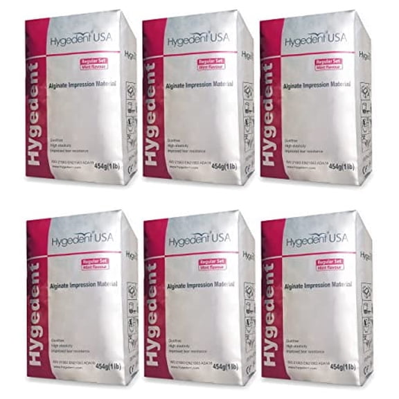 Chromatic Regular Set Alginate Material Molding Powder (Pack of 6)