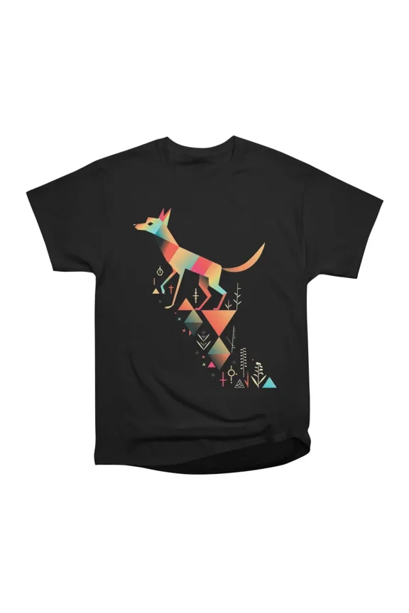 Chromatic Wolf T-Shirt Tee Gift For Him Merch For Her Apparel For Friend