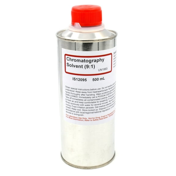 Chromatography Solvent (9:1), 500 mL - The Curated Chemical Collection