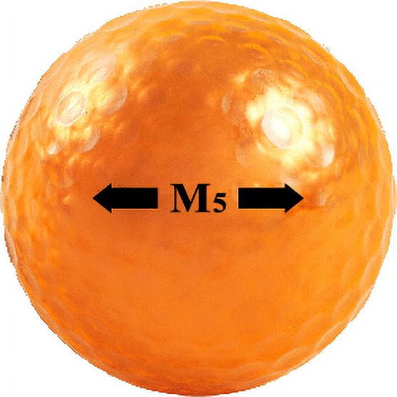 Chromax M5 Golf Balls, Orange, 6 Pack