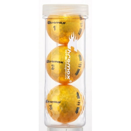 Chromax M5 Golf Balls, Yellow, 3 Pack