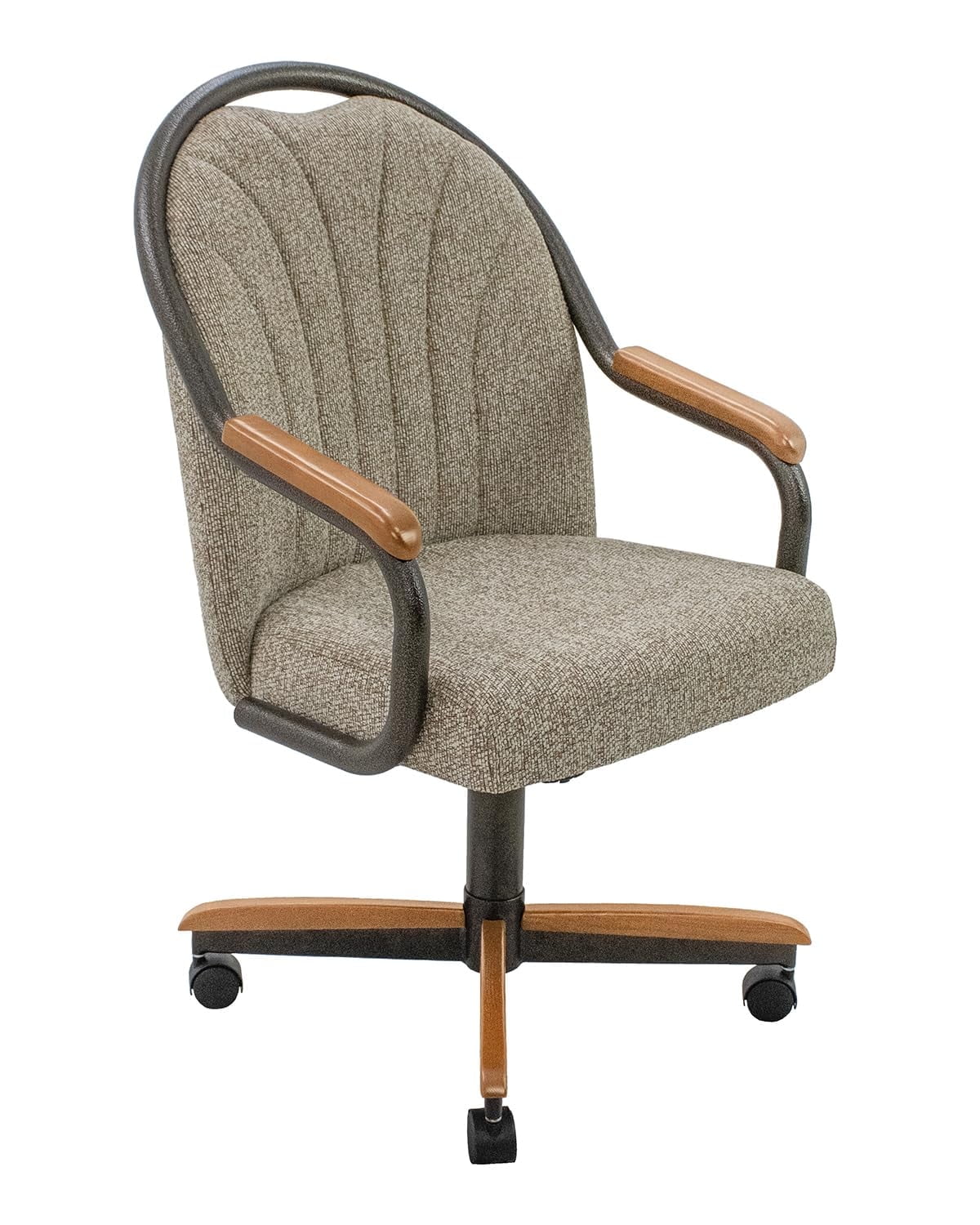 Chromcraft Douglas Casual Dining Chairs Classic Swivel Tilt Dining