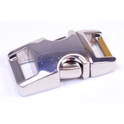 Chrome 1/2 Metal Buckles for Paracord Leather Work - 5 Pack