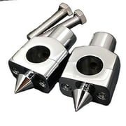 Chrome 1" 25mm Handlebar Riser For Harley Honda Kawasaki Suzuki Yamaha Cruiser