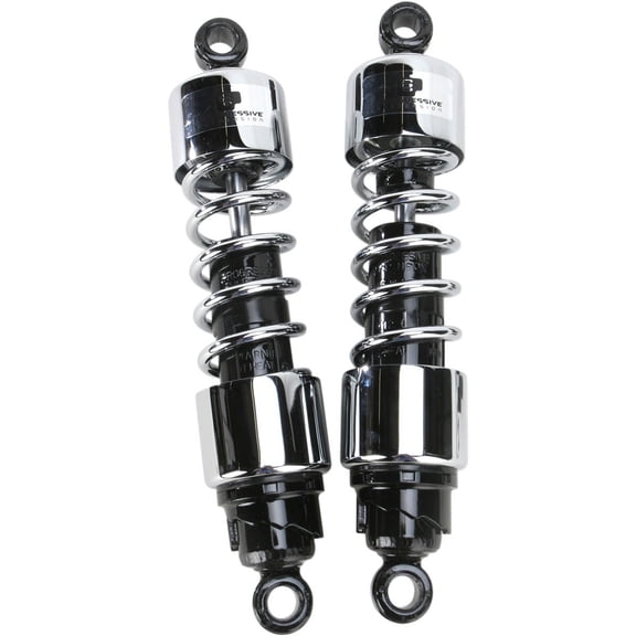 Chrome 12.5" Standard Low Buck Factory Replacement Rear Suspension Shock