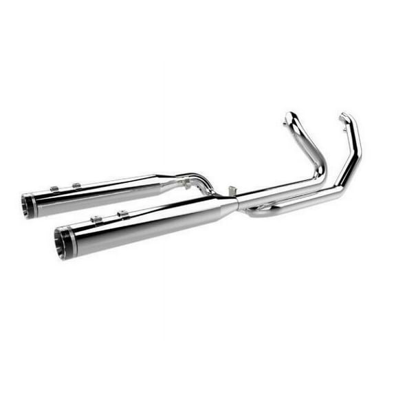 Chrome 2 Into 2 Touring System w/Two Step Crossover Header