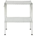 thumbnail image 1 of Chrome 2-Tier Carbon Steel Wire Shelving Unit (20 in. W x 24 in. H x 12 in. D), 1 of 6