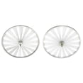 thumbnail image 1 of Chrome 26" FAN 144 Spoke Wheel Set. Front and Rear Free Wheel, 1 of 1