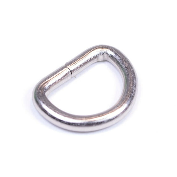 Chrome 3/4" D Ring - 5 pack - Great for Paracord