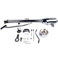 Chrome 30-inch Steering Column Hot Street Rod Tilt Automatic with Key ...