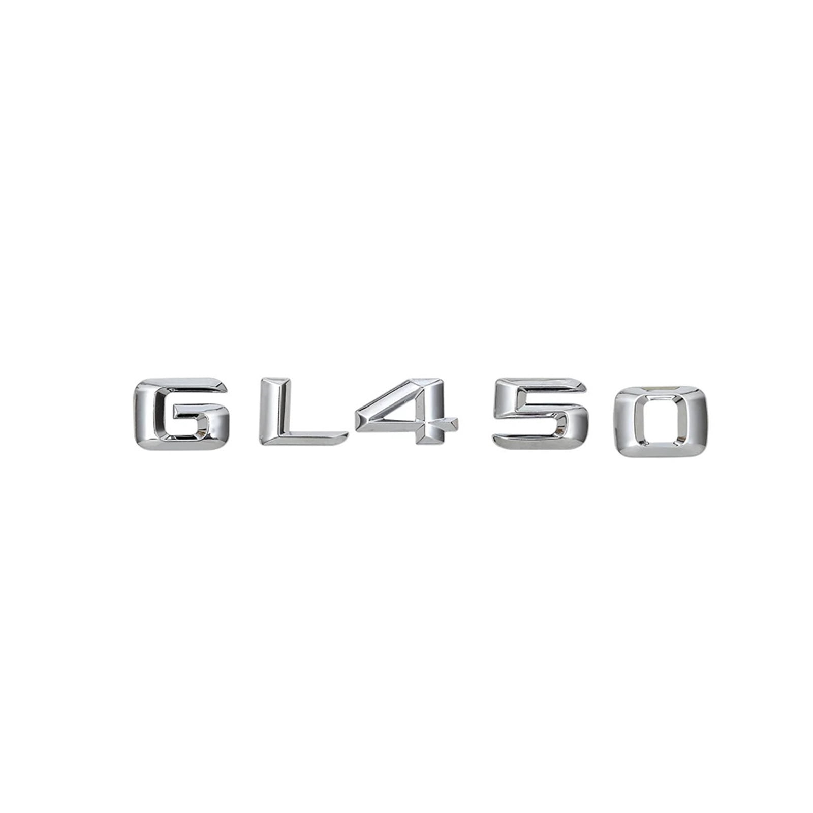 Chrome 3D ABS Plastic Car Trunk Rear Letters Words Badge Emblem Decal ...