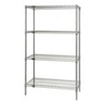 thumbnail image 1 of Chrome 4 Shelf Wire Starter Kit - 24 x 42 x 86 in., 1 of 1