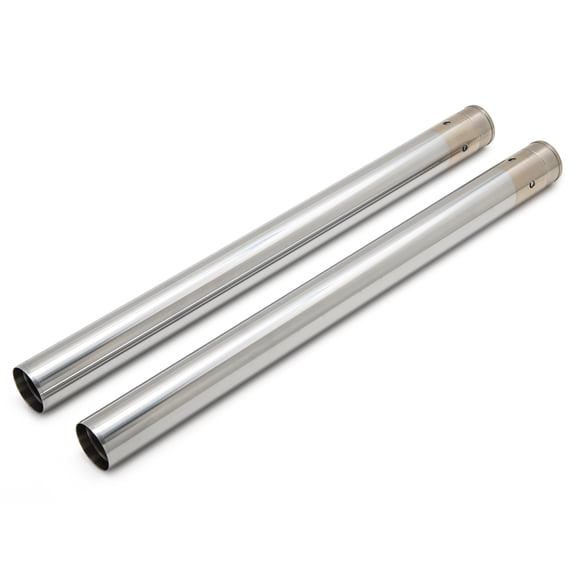 Chrome 49mm 23 3/4 Fork Tubes for Harley Street Bob FXBB Breakout FXBR Softail Slim FLSL 107 FLHC Heritage Classic 2018-2024 2019 2020 2021 2022 2023