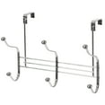 thumbnail image 1 of Chrome 6 Hook Hanger Organizer, Hang Over The Door Kitchen Vanity Towel Hook, Entryway Coat Rack, 1 of 6