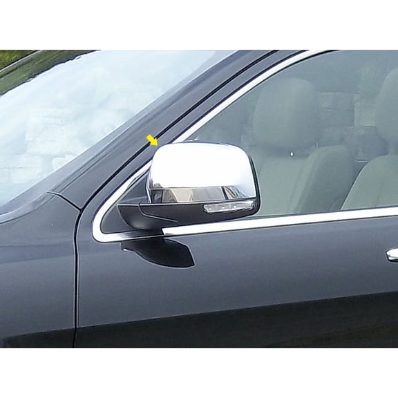 Chrome ABS Mirror Cover 2Pc Fits Jeep Grand Cherokee Dodge Durango MC51080 QAA