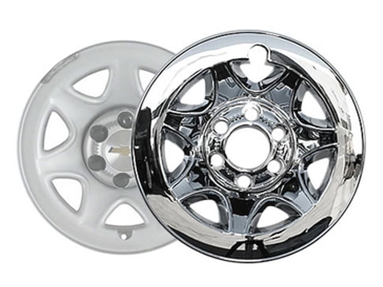 Chrome ABS Wheel Cover Hub Cap 4Pc Fits 2014-2016 Chevy Silverado HUB54181 QAA