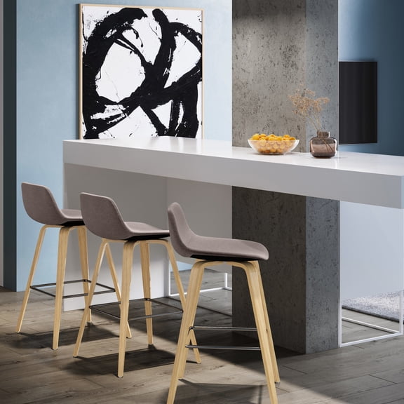 Chrome - Accented, Set of Stools - Suitable for Bar Area, Modern Appeal