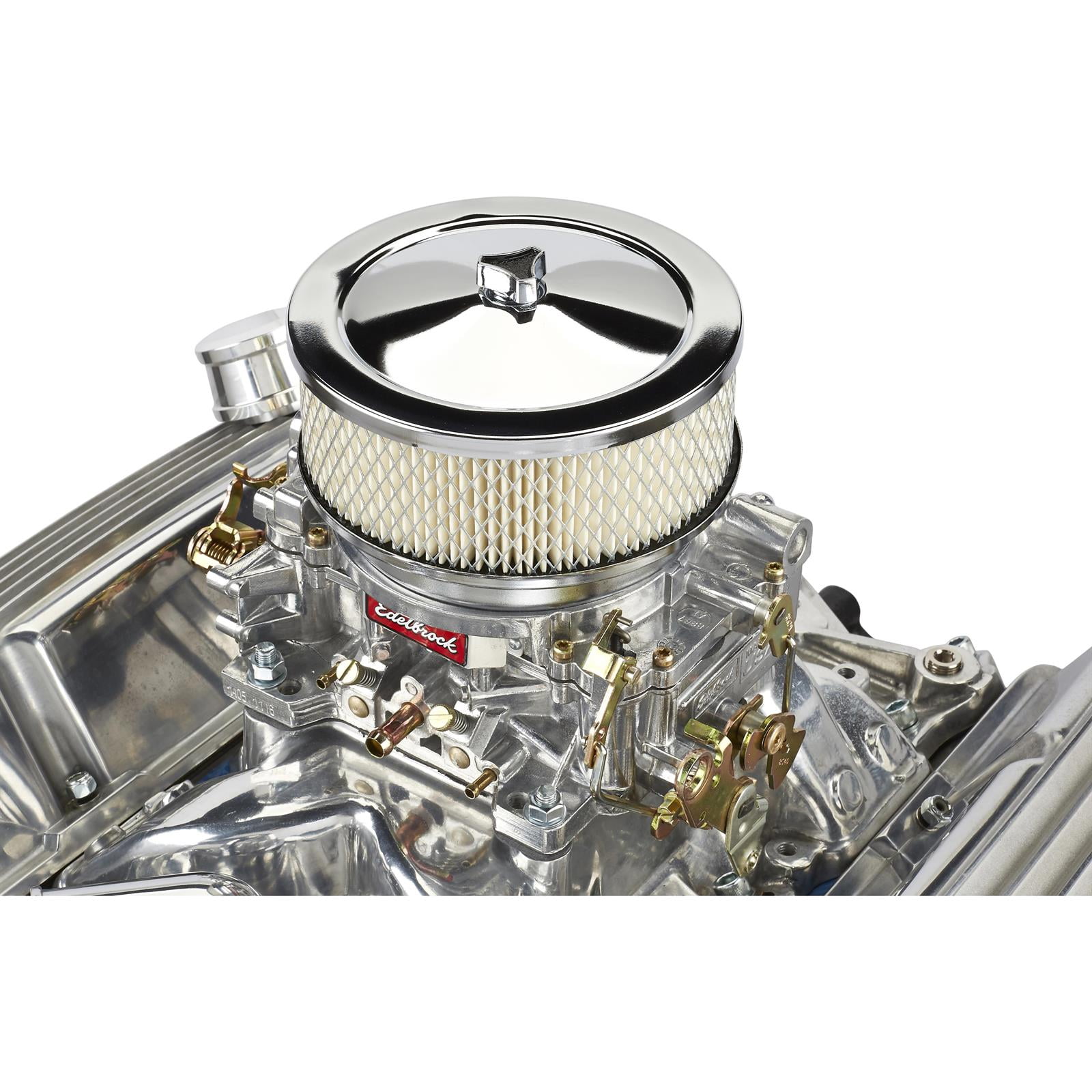 Chrome Air Cleaner, 4 Barrel Carb, 6-3/8 Inch, 5-1/8 Inch Neck