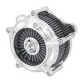 thumbnail image 1 of Chrome Air Cleaner Filter Gray Intake For Harley Touring Street Road Glide 17-23, 1 of 9