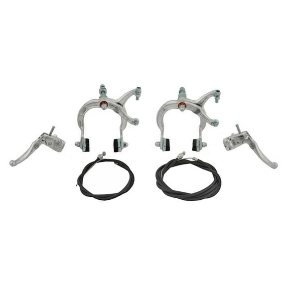 Chrome Alloy Bike Mx Brake Set. Front and Rear Bicycle Brake set Bike Brake set