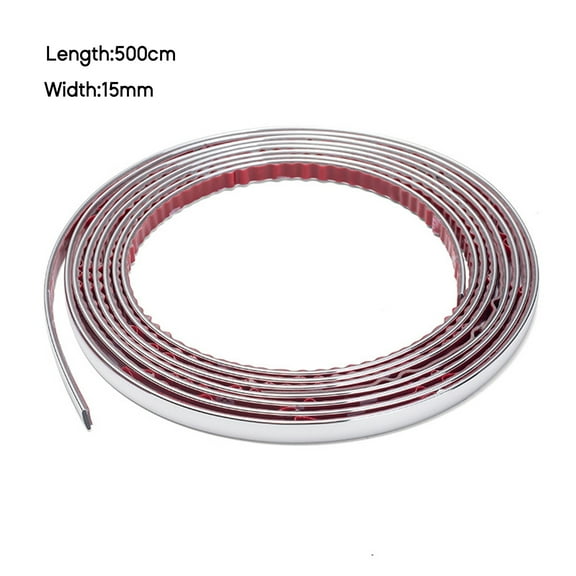 Chrome Automotive Moulding Trim Strip Adhesive Molding Strip for Car/Truck Body Side-Door Window Scratch-Proof