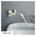 Chrome Bathroom Sink Faucet Contemporary Waterfall Outlet Gentle