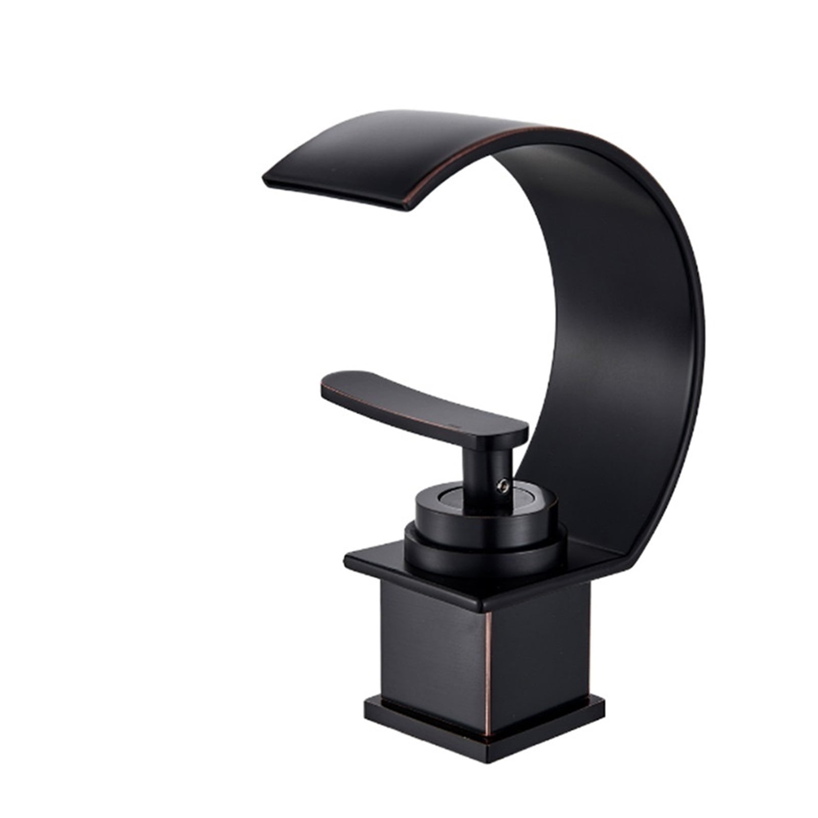 Chrome Bathroom Sink Faucet Contemporary Waterfall Outlet Gentle