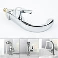thumbnail image 1 of Chrome Bathroom Washbasin Faucet Single Handle Spout Sink Bath Cold Water Faucet, 1 of 11