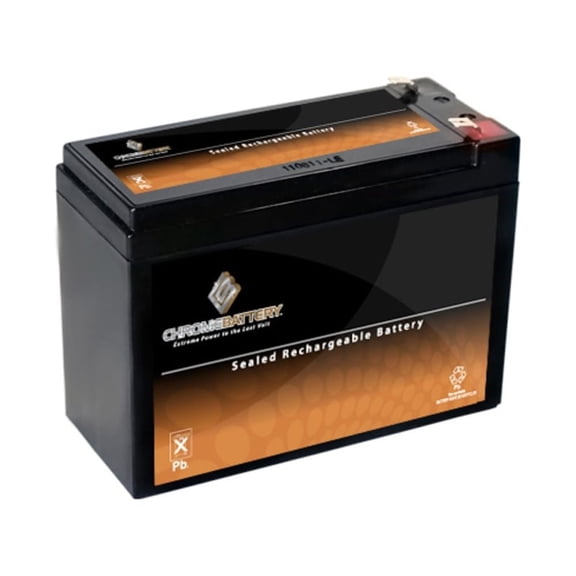 Chrome Battery 12V (12 Volts) 10.5Ah SLA Replacement Battery for Gt Scooter Tsunami