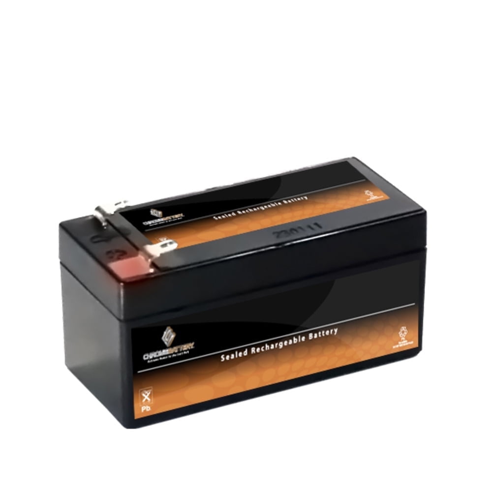 Chrome Battery 12V (12 Volts) (12 Volt) 1.2Ah 1.3Ah 1.4Ah SLA Battery for 100575 Gp1213 Np1.2-12 Lc-r121r3p