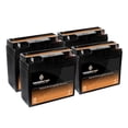 thumbnail image 1 of Chrome Battery 12V (12 Volts) 20Ah Sealed Lead Acid (SLA) Battery - T3 Terminals - for Zb-12-20 (4 Pack), 1 of 4