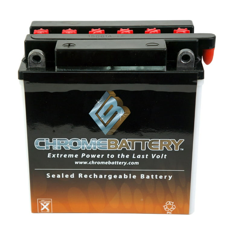 Chrome Battery 12n9-4b-1 (12n9-4b-1 12 Volt,9 Ah, 85 Cca) Motorcycle Battery  for Bsa Rocket 750, Thunderbolt 