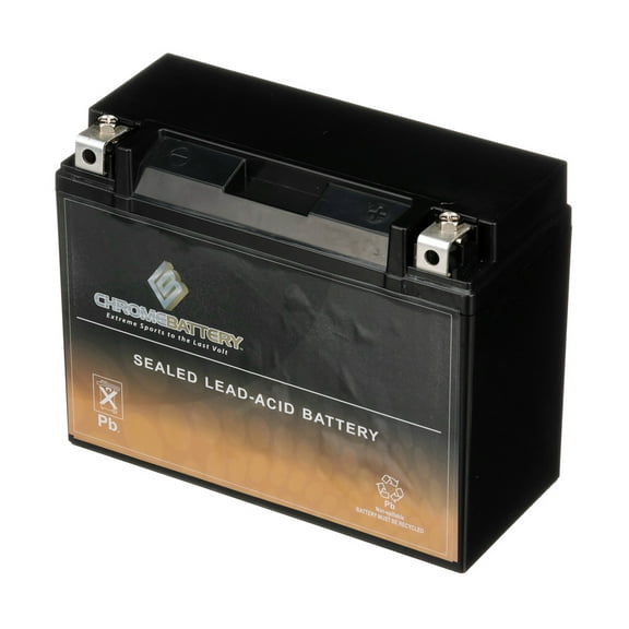 Chrome Battery Y50-n18l-a3 (50-n18l-a3 12 Volt,20 Ah, 260 Cca) Riding Lawn Mower Battery for Mtd Products 700 - 800 Series