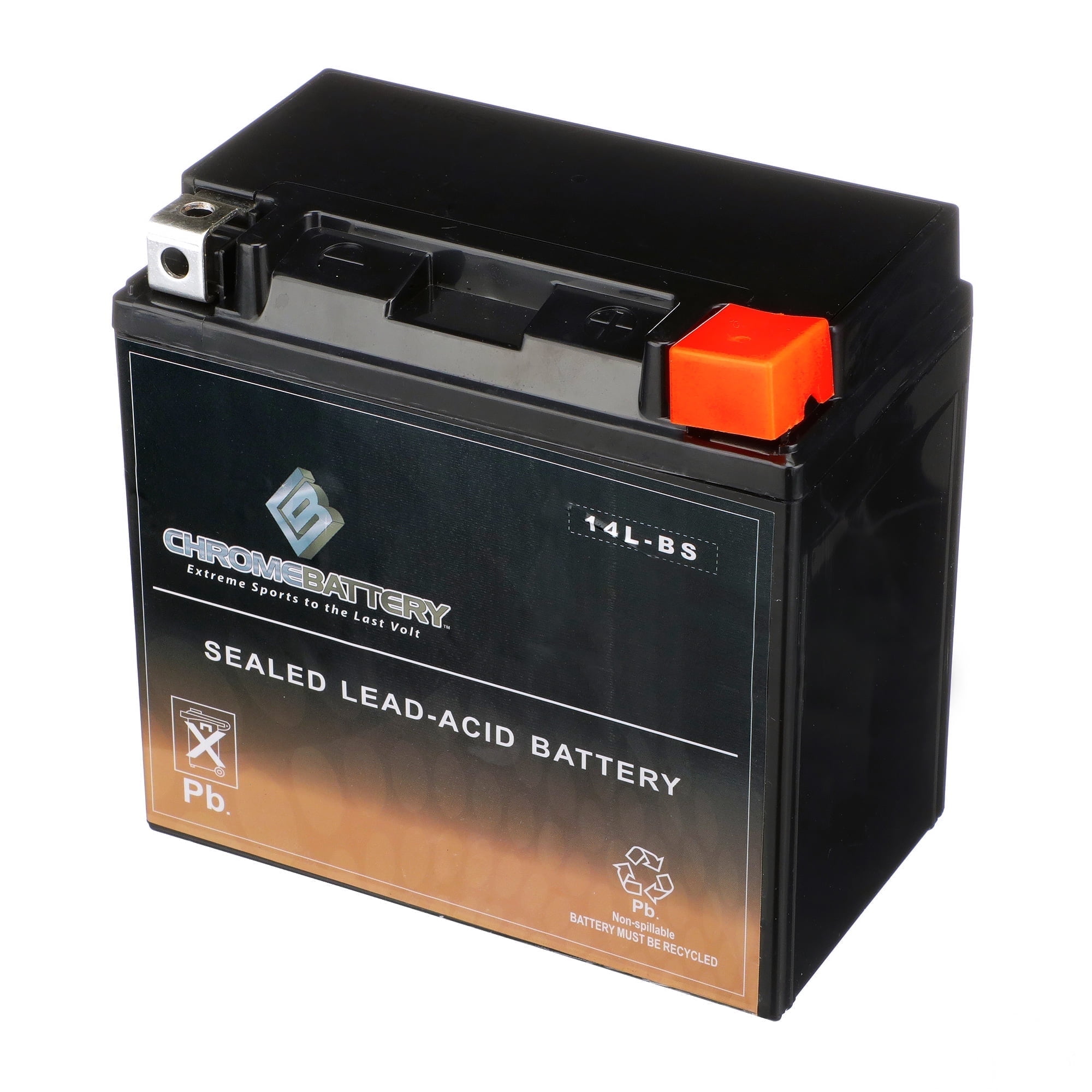 Chrome Battery Ytx14L-Bs Motorcycle Battery for Harley-Davidson 1200Cc Xl Xlh Sportster 2005