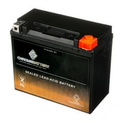 Chrome Battery Ytx20hl-bs (20hl-bs 12 Volts,18 Ah, 310 Cca) Personal Watercraft Battery for Brp (sea-doo) Spark 900cc - Year (2014 - 2021)