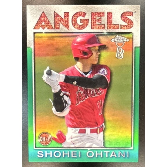 Chrome Ben Baller Edition Shohei Ohtani #86TB-9 1986 Topps Baseball Green Refractor