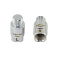 thumbnail image 1 of Chrome Bike Pedals Extenders 27.5mm 9/16 Crank to 9/16 Pedals. Bicycle Pedal extenders, 1 of 1