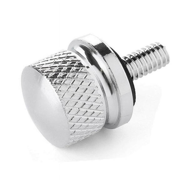 Chrome Billet Aluminum Seat Bolt Screw Cap for,1 * chrome seat bolt,Silver