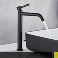 Chrome Black White Brusehd Gold Tall Bathroom Faucet Hot Cold Mixer
