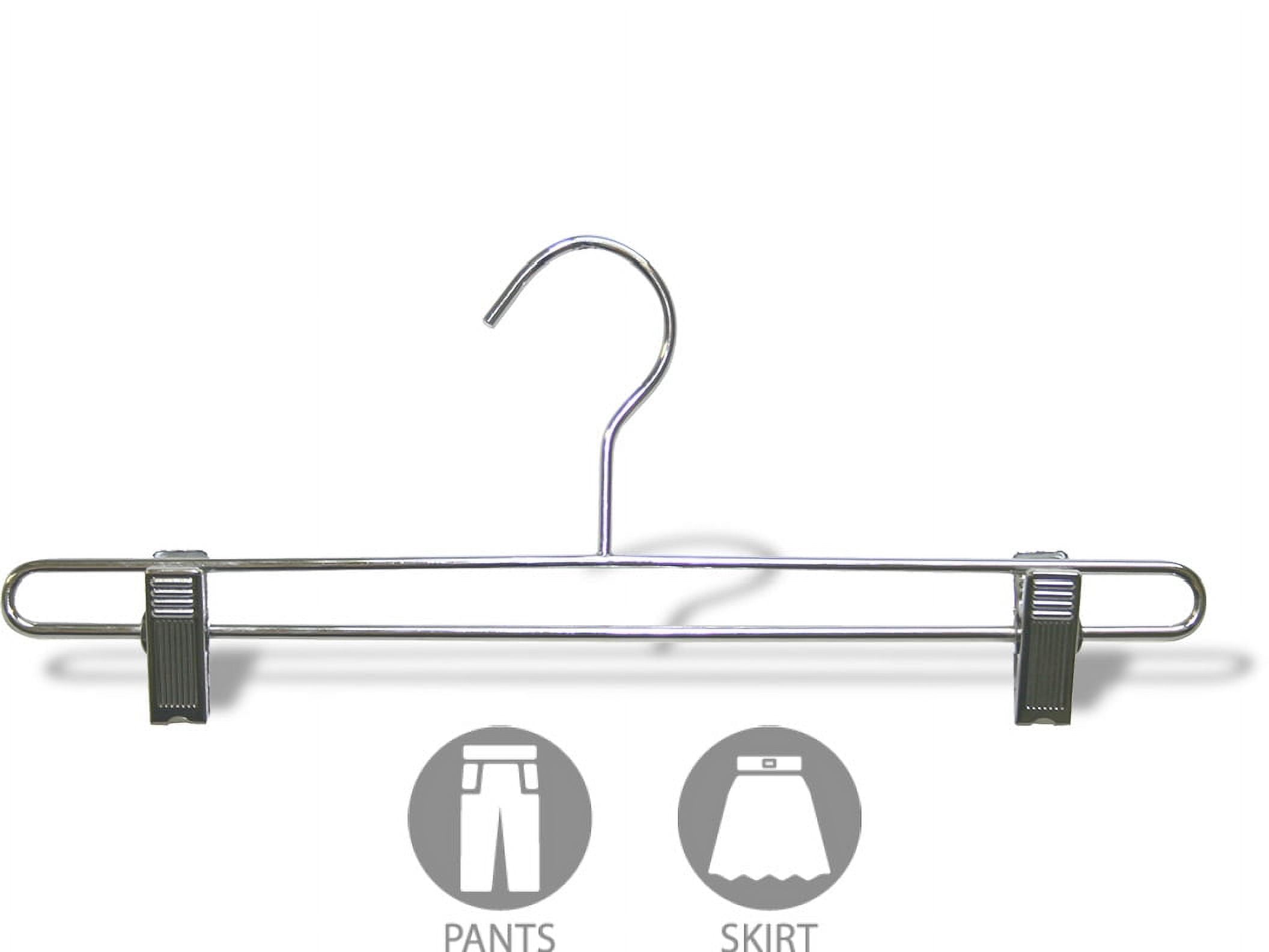 International Hanger Clear Plastic Bottom Hanger W/ Clips (14 X 7