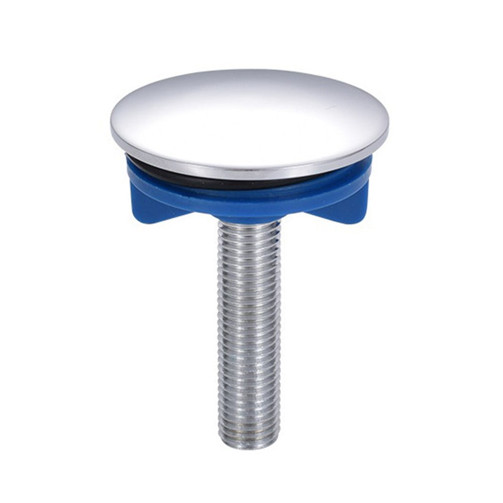 Chrome Brass Kitchen Sink Tap Hole Blanking Plug 65mm Metal Stopper