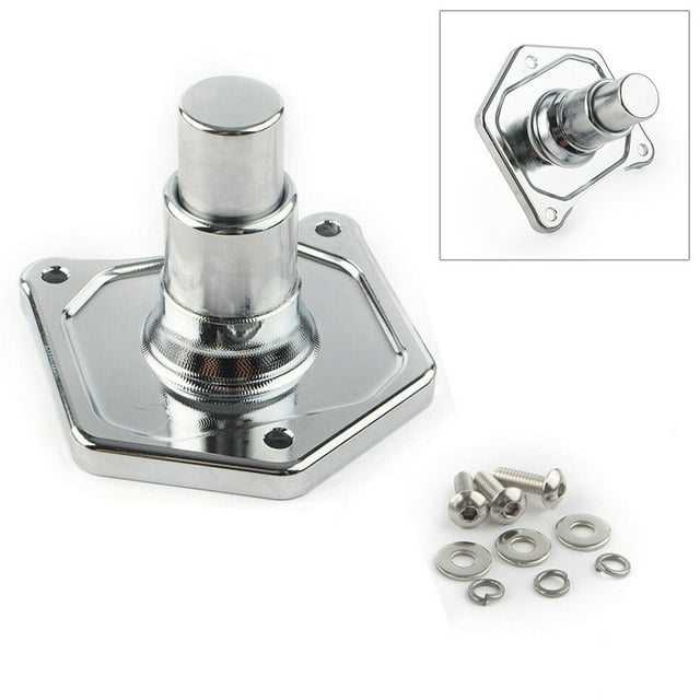 Chrome CNC Solenoid Cover Push Button Starter Switch for Big Twin 9117