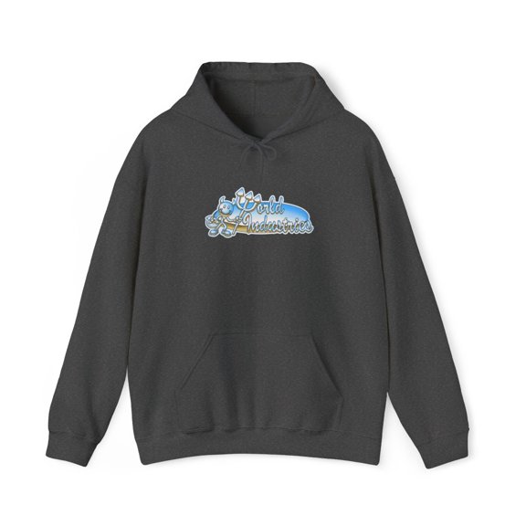 Chrome Cap Logo World Industries 2000s Skateboard Vintage Classic Hoodie Print - XL / Dark Heather