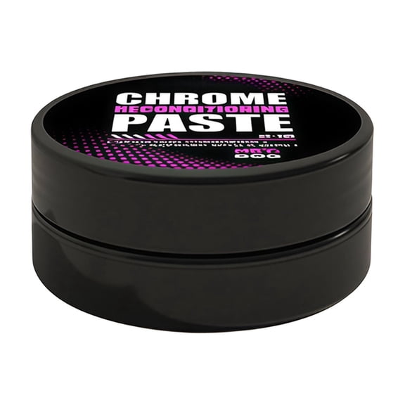 Chrome Care in 50g Round Jar, Metal Polishing Compound for Routine Garage and Home Maintenance Use Cases