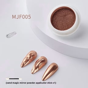 Chrome Cat Eye Nail Powder Magic Mirror Dust Silver Gold Water Ripple Effect
