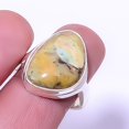 thumbnail image 1 of Chrome Chalcedony Handmade Gemstone 925 Silver Plated Jewelry Ring s.8.5 A399, Valentine's Day Gift, Birthday Gift, Beautiful Jewelry For Woman, 1 of 2
