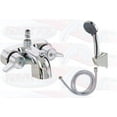 Chrome Clawfoot Tub AddAShower Faucet With HandShower Kit Fit 33/8