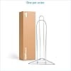 Chrome Clothing Hanger Holder (Fits 50-75 Hangers) Lightweight and Portable Laundry Room and Retail Hanger Organizer Stacker for Adult Size Hangers