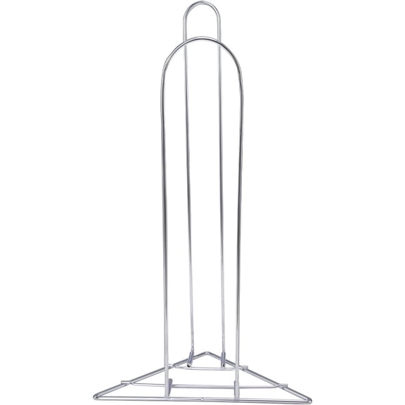 Chrome Clothing Hanger Holder (Fits 50-75 Hangers) Lightweight and Portable Laundry Room and Retail Hanger Organizer Stacker for Adult Size Hangers