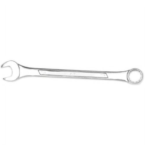 Chrome Combination Wrench, 7/8"", with 12 Point Box End, Raised Panel, 11"" Long
